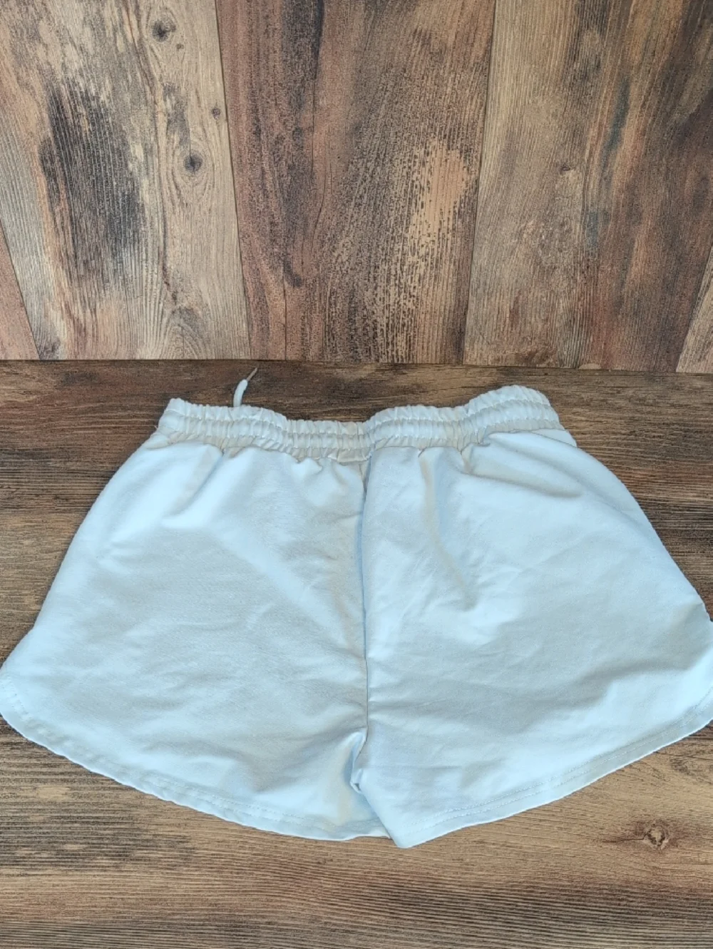 SHEIN White Athletic Lounge Shorts with Drawstring L            Q217